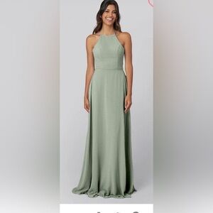Kennedy Blue Nina dress in light sage